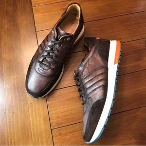 magnanni chaz leather sneaker
